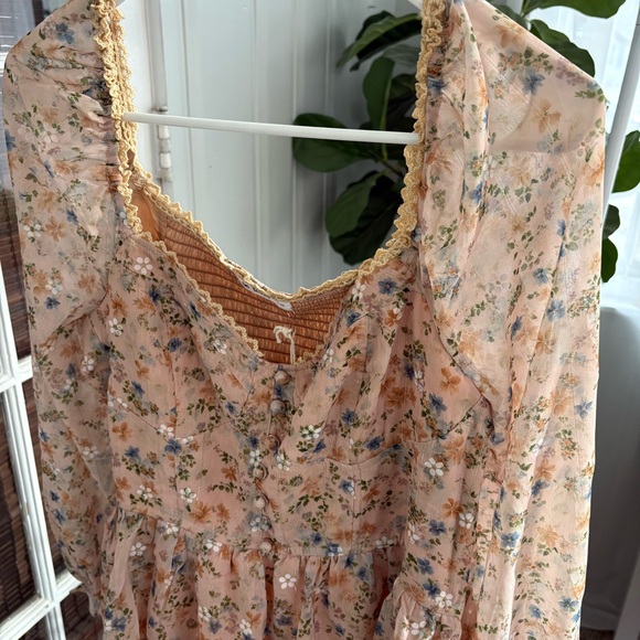 Floral Tiered Maxi Dress, M, NWT - Picture 10 of 15